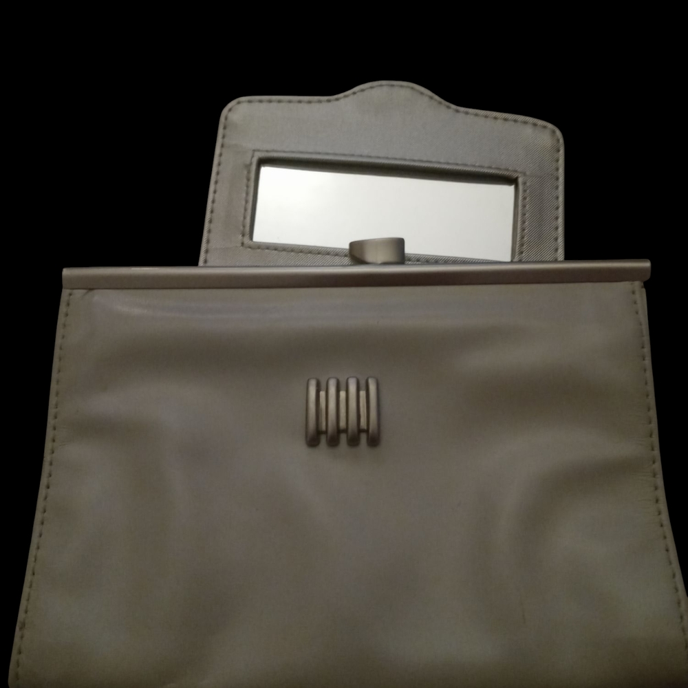 Elegant Silver Clutch Bag